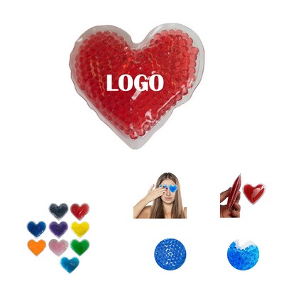 Gel Beads Hot/Cold Pack Hearts