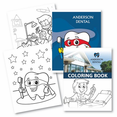 Custom Logo'd Coloring Book